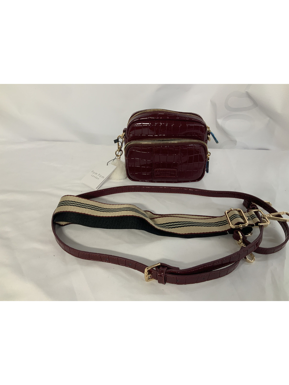 POM POM MINI CROSSBODY WITH 2 STRAPS